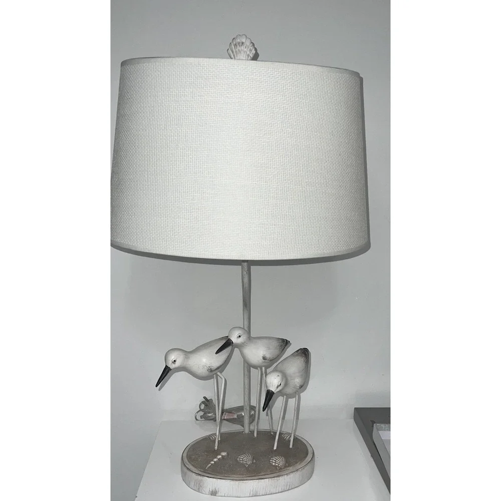 (30)Seahaven Trio Shore Birds Table Lamp 31